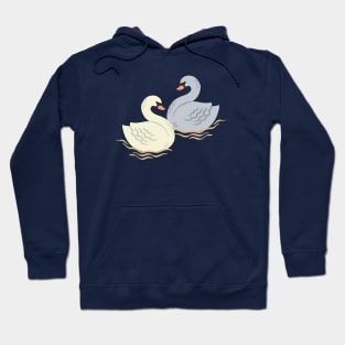 Swan Pair Hoodie